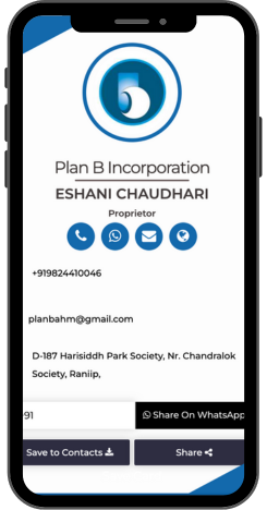 Digital Business Card Sample